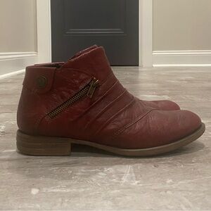 Women’s Remonte Leather Ankle Boots Size 38/7-7.5